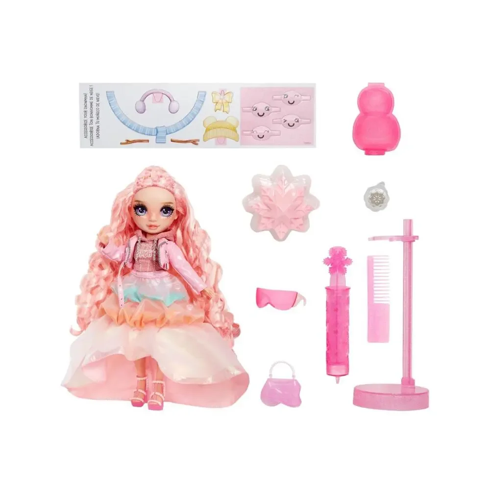 Rainbow High Winter Wonderland Bella - Pink 11” Fashion Doll Magic Snow NWT